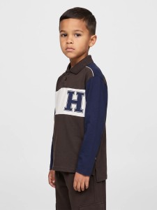 hummel Polo długi rękaw z dżerseju z bawełny organicznej – TURKISH COFFEE
