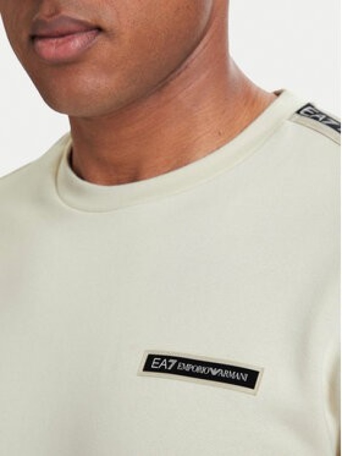 EA7 Emporio Armani Bluza 7M002195 AF10377 U1079 Beżowy jasny Regular Fit