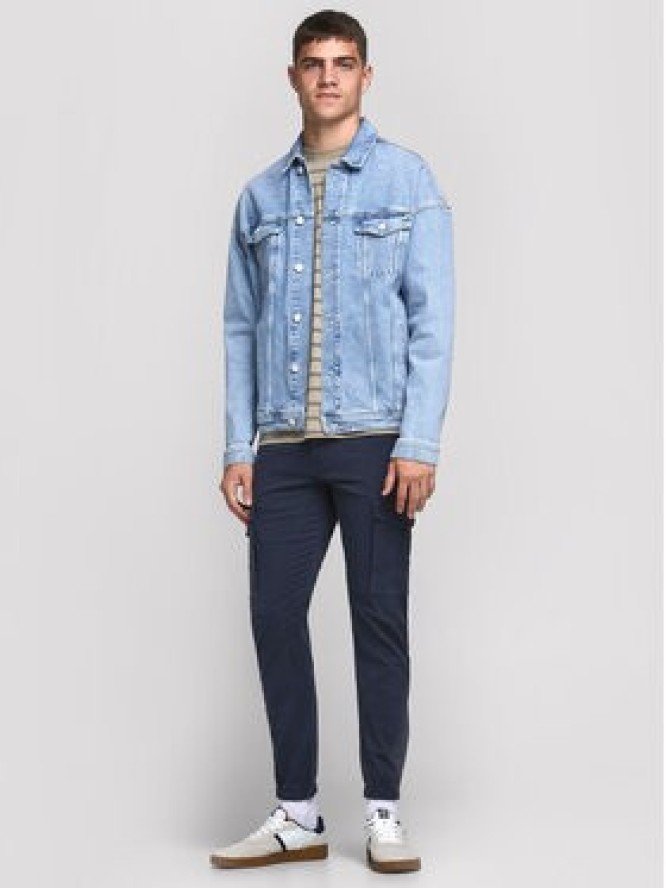 Jack & Jones Spodnie materiałowe Paul 12169582 Granatowy Tapered Fit