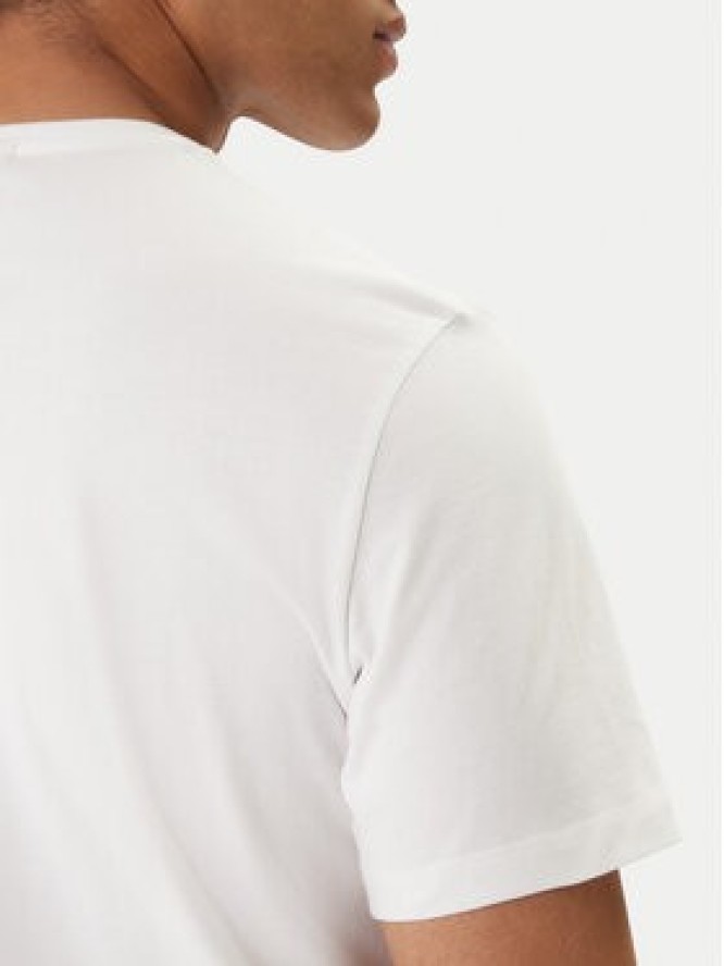 Calvin Klein Jeans T-Shirt Classic Monogram LV04RD254G Biały Regular Fit
