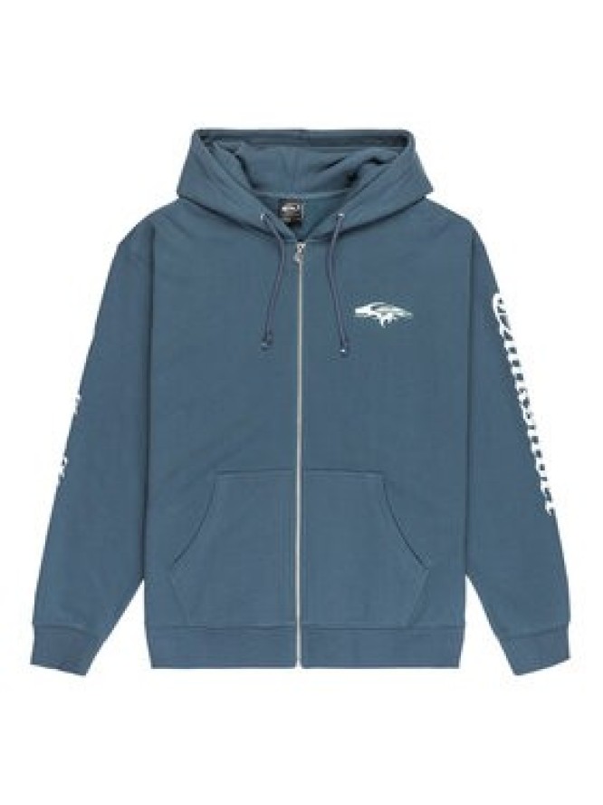 Quiksilver Bluza Old English EQYFT05156 Niebieski Oversize