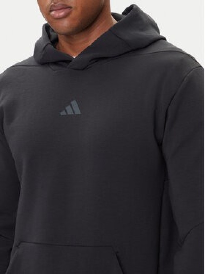 adidas Bluza techniczna Designed for Training IY1119 Czarny Regular Fit