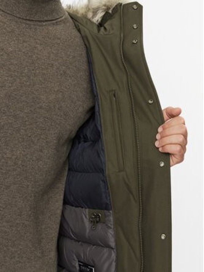 Geox Kurtka zimowa Norwolk M3628F T2951F 3415 Zielony Regular Fit