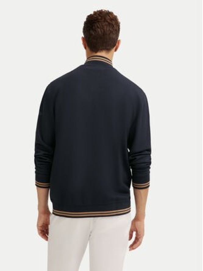 Bugatti Bluza 8750-75080C Granatowy Regular Fit