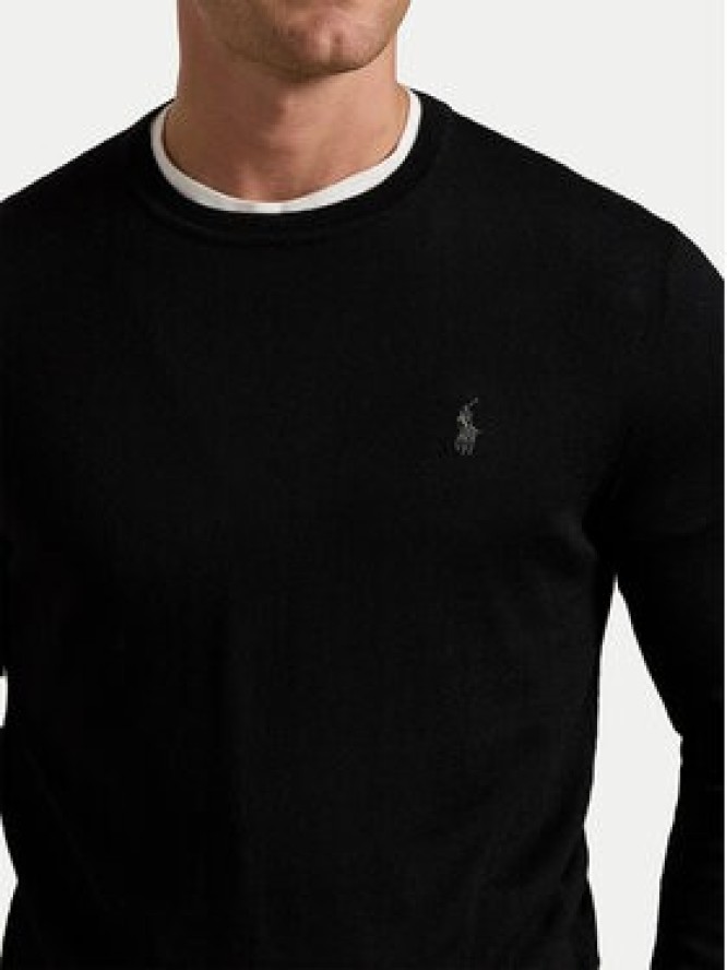 Polo Ralph Lauren Sweter 710946143004 Czarny Slim Fit