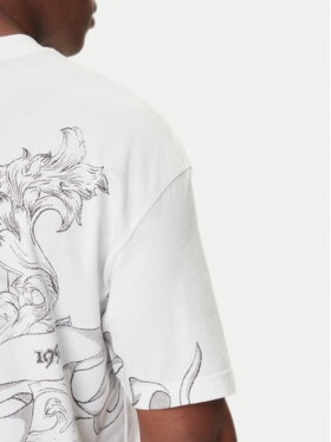 HUGO T-Shirt Duarms 50542817 Biały Oversize