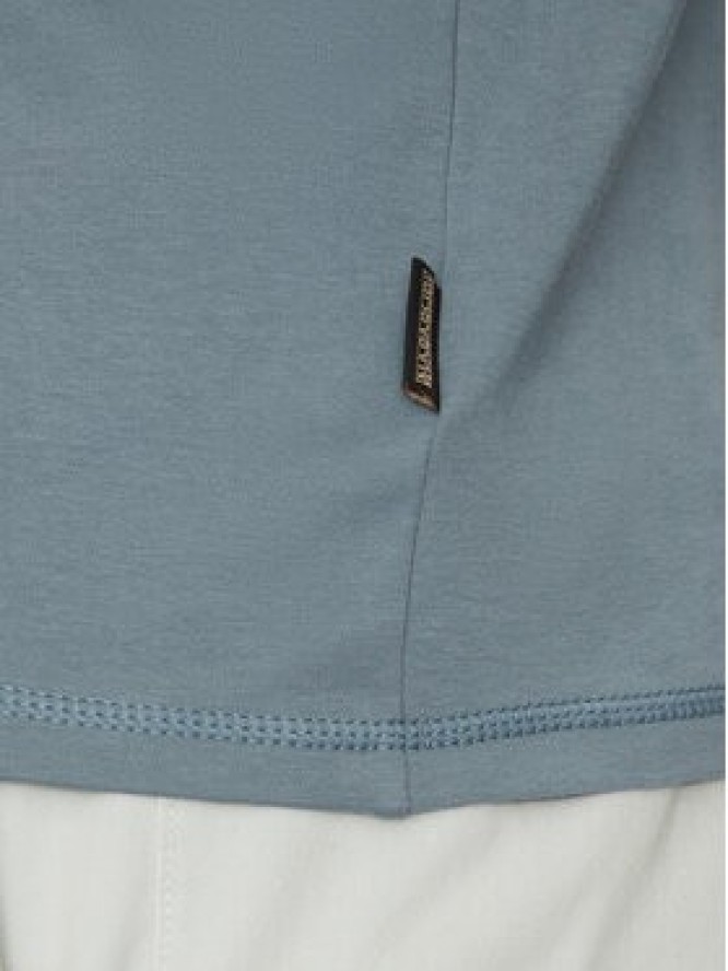 Napapijri T-Shirt S-Vanni NP0A4IEA Niebieski Regular Fit