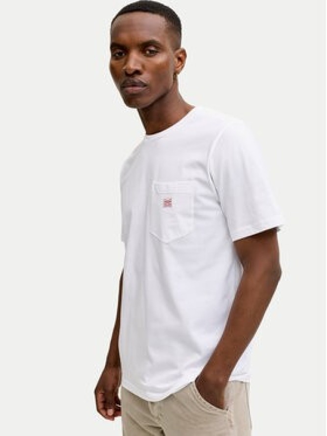 Jack & Jones T-Shirt Blucaleb 12293019 Biały Regular Fit