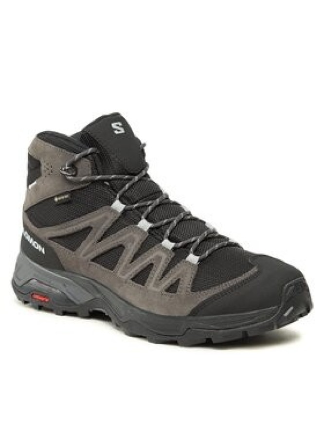 Salomon Trekkingi X Ward Leather Mid GORE-TEX L47181700 Szary