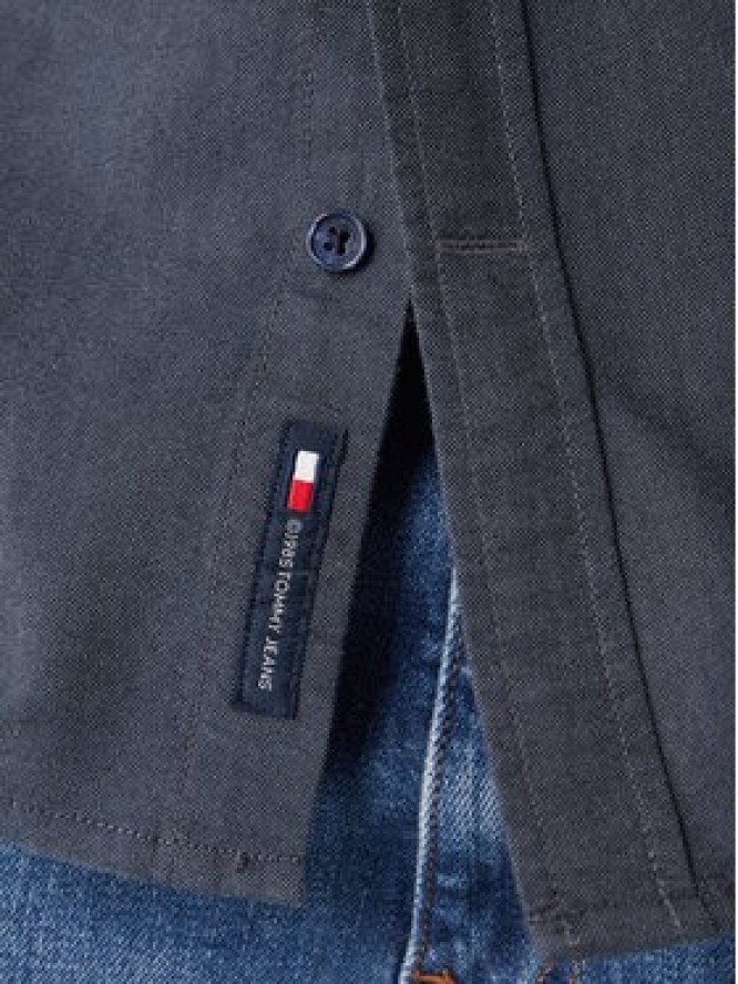 Tommy Jeans Koszula DM0DM22836 Granatowy Regular Fit