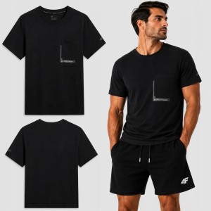 KOSZULKA MĘSKA 4F T-SHIRT BAWEŁNIANY SPORTOWY NA CO DZIEŃ M2663 SS26