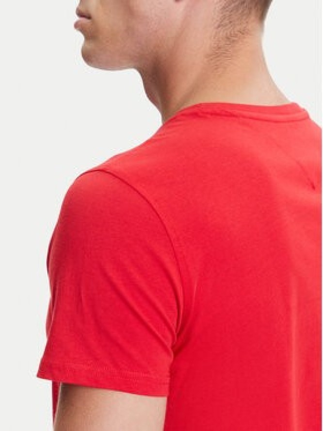 Tommy Jeans T-Shirt DM0DM04411 Czerwony Slim Fit