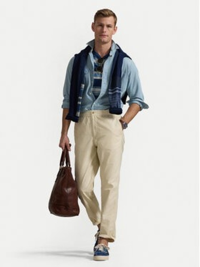 Polo Ralph Lauren Spodnie materiałowe 710958589004 Beżowy Classic Fit