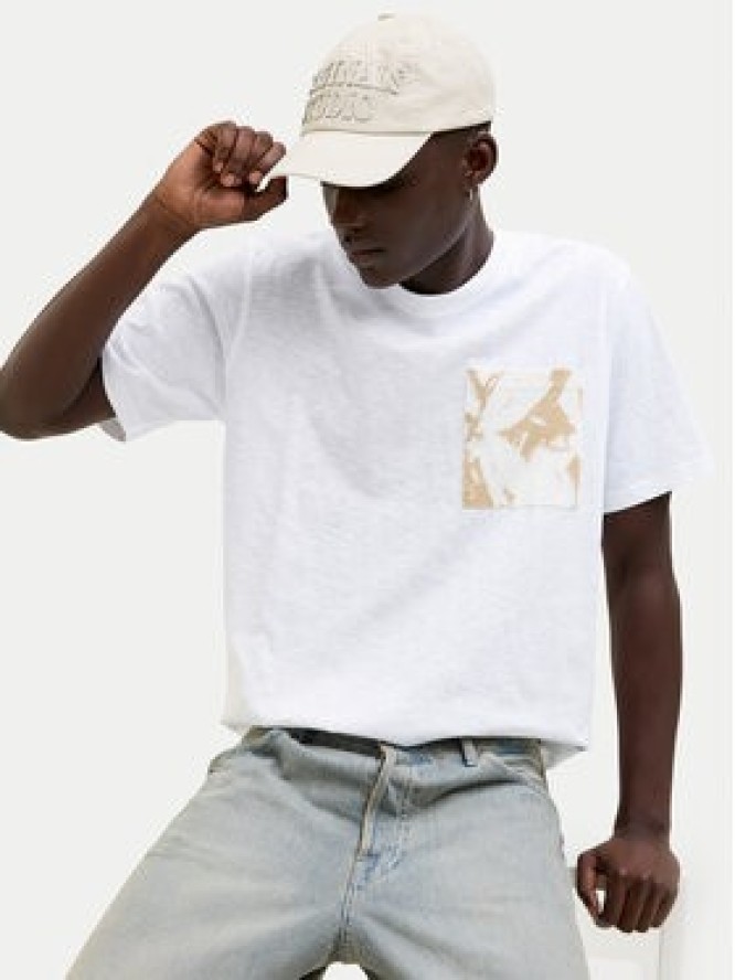 Jack & Jones T-Shirt Split 12272995 Biały Regular Fit