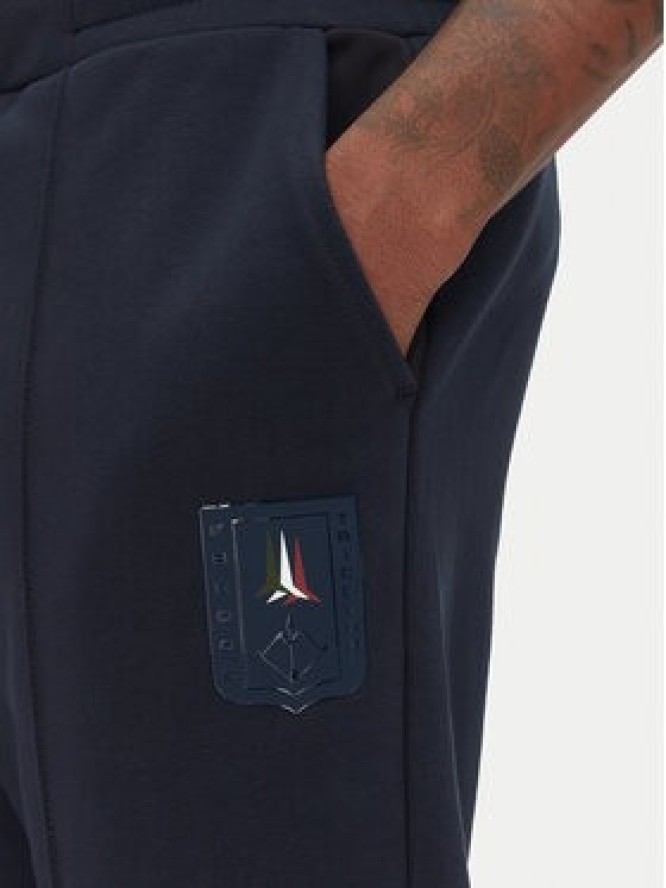 Aeronautica Militare Szorty sportowe 251BF020F584 Granatowy Regular Fit