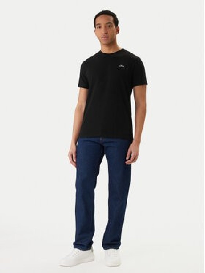 Lacoste T-Shirt TH0003 Czarny Regular Fit