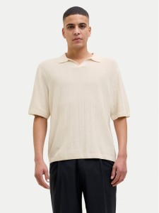 Jack & Jones Sweter Varenna 12272578 Beżowy Relaxed Fit