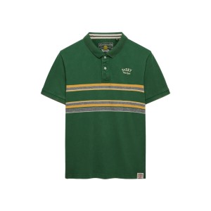 Koszulka polo w paski Superdry Vintage