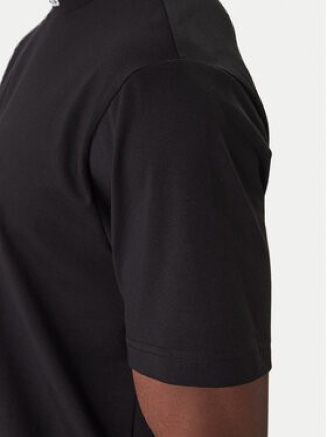 BOSS T-Shirt Tee Collar 50555527 Czarny Regular Fit