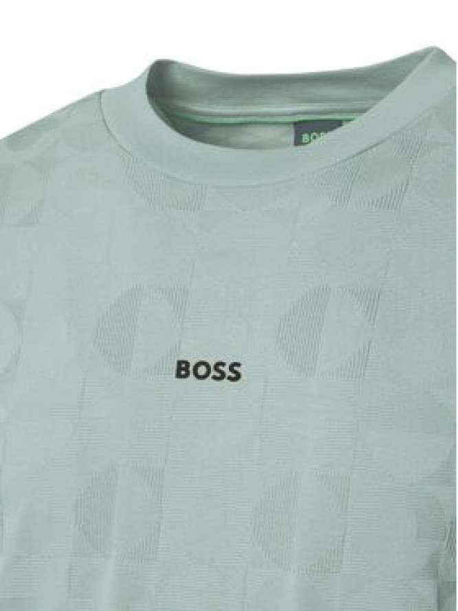 BOSS T-Shirt 50538184 Zielony Relaxed Fit