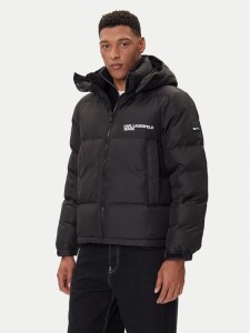 Karl Lagerfeld Jeans Kurtka zimowa A3M15033 Czarny Regular Fit