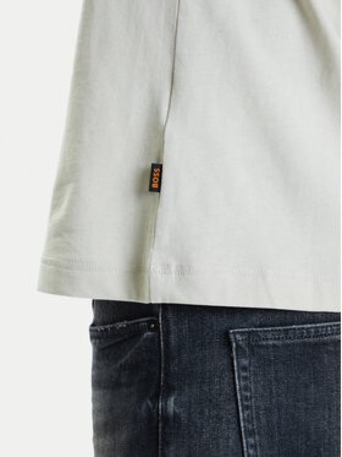 BOSS T-Shirt Te_Container 50546920 Beżowy Regular Fit