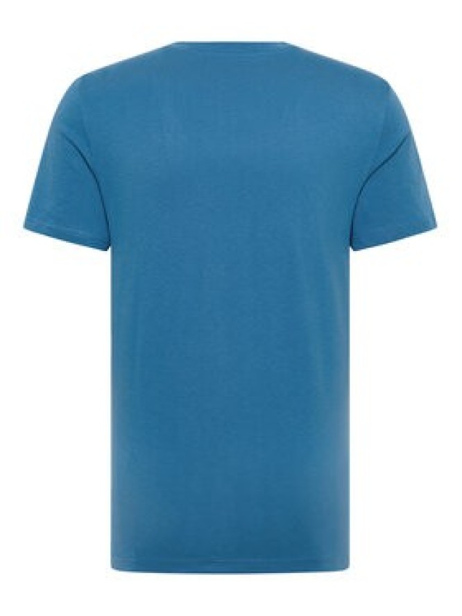 Mustang T-Shirt Austin 1016483 Niebieski Regular Fit