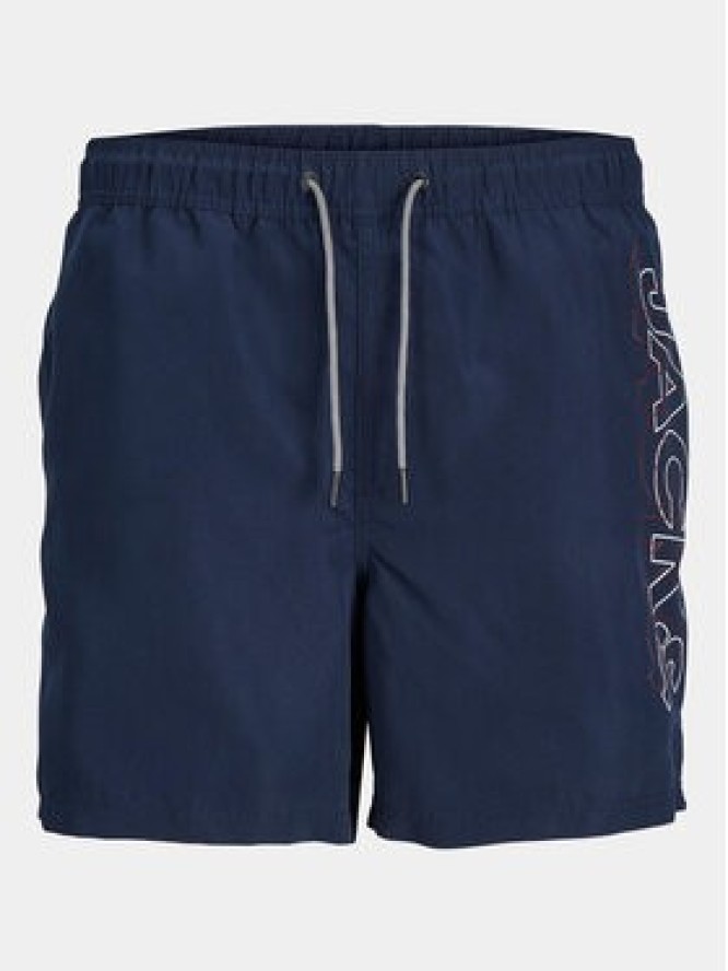 Jack & Jones Szorty kąpielowe Fiji 12253118 Granatowy Regular Fit