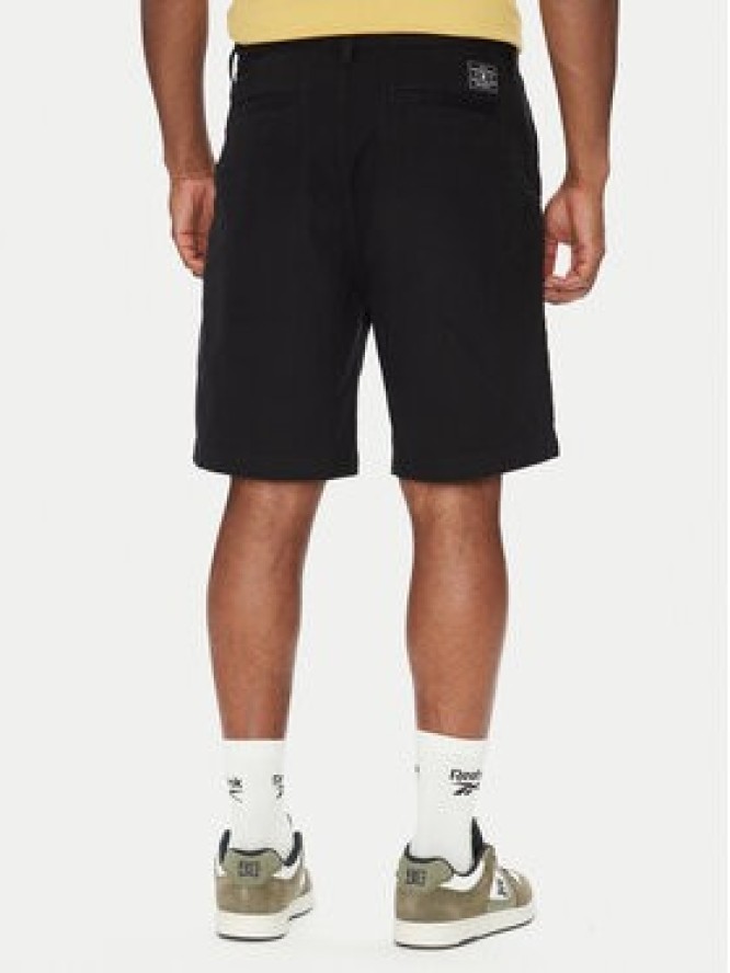 DC Shoes Szorty materiałowe Worker Relaxed ADYWS03087 Czarny Regular Fit