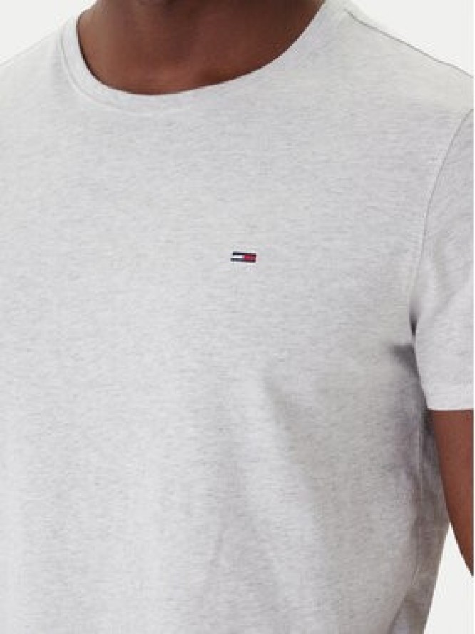 Tommy Jeans T-Shirt DM0DM04411 Szary Regular Fit