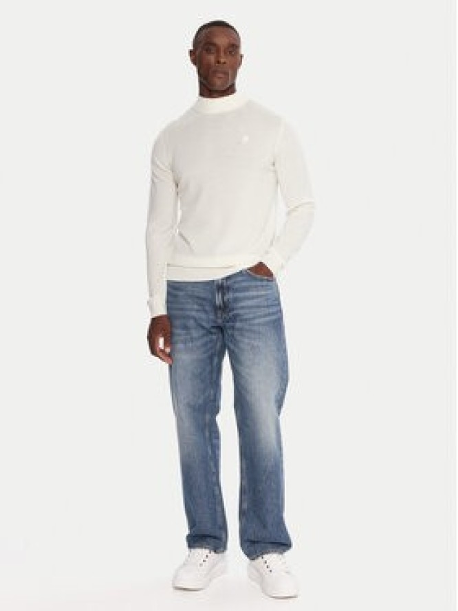 KARL LAGERFELD Golf 655002 554399 Écru Slim Fit