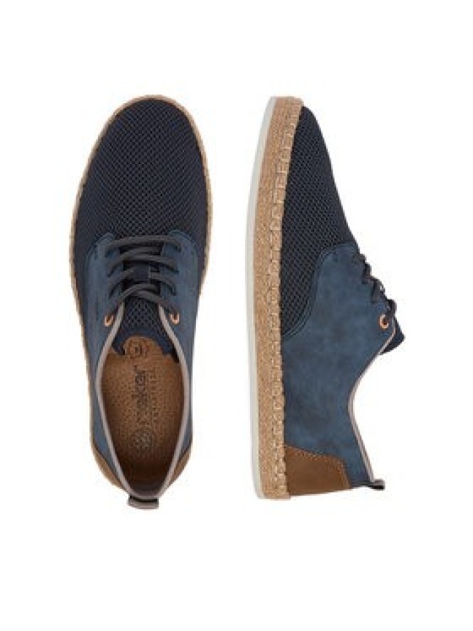 Rieker Espadryle CEO-B2648-14 Granatowy