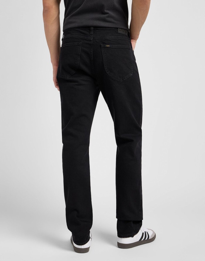 LEE MĘSKIE SPODNIE JEANSOWE WEST BLACK RINSE 112345392 L70W014054