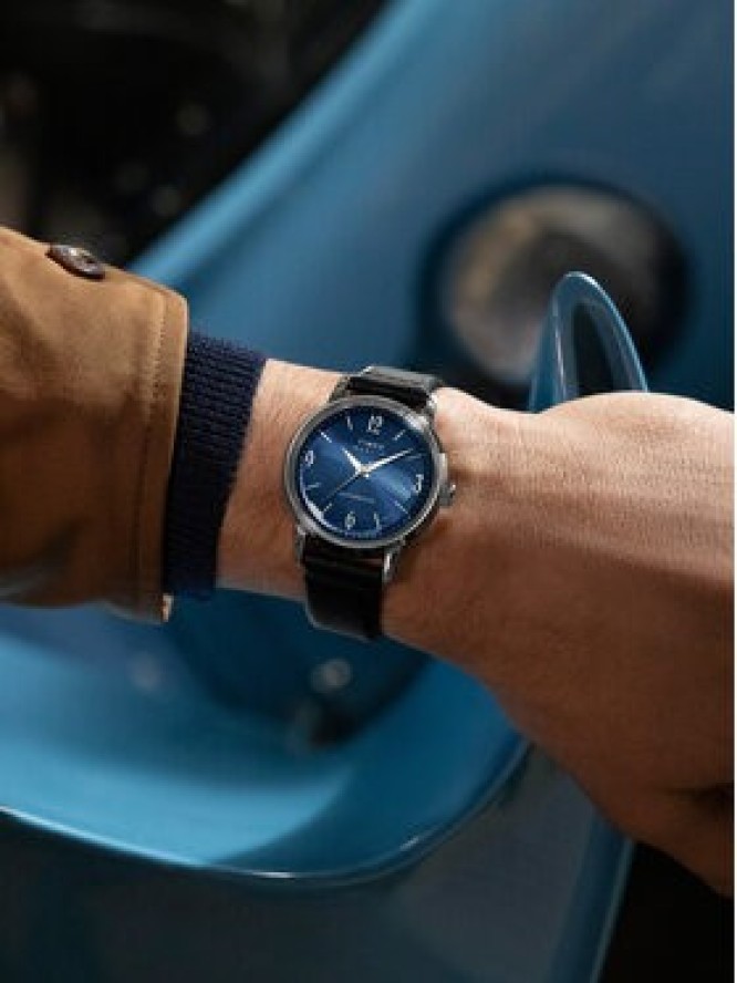 Timex Zegarek Marlin® Automatic TW2W93100 Srebrny