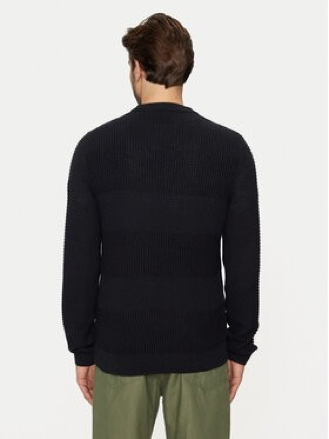 Jack & Jones Sweter Hugo 12258607 Granatowy Regular Fit