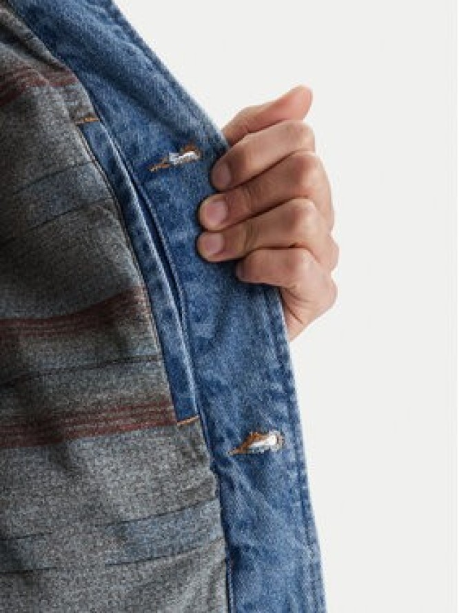 RVCA Kurtka jeansowa Post Dayshift 23A213506 Niebieski Regular Fit