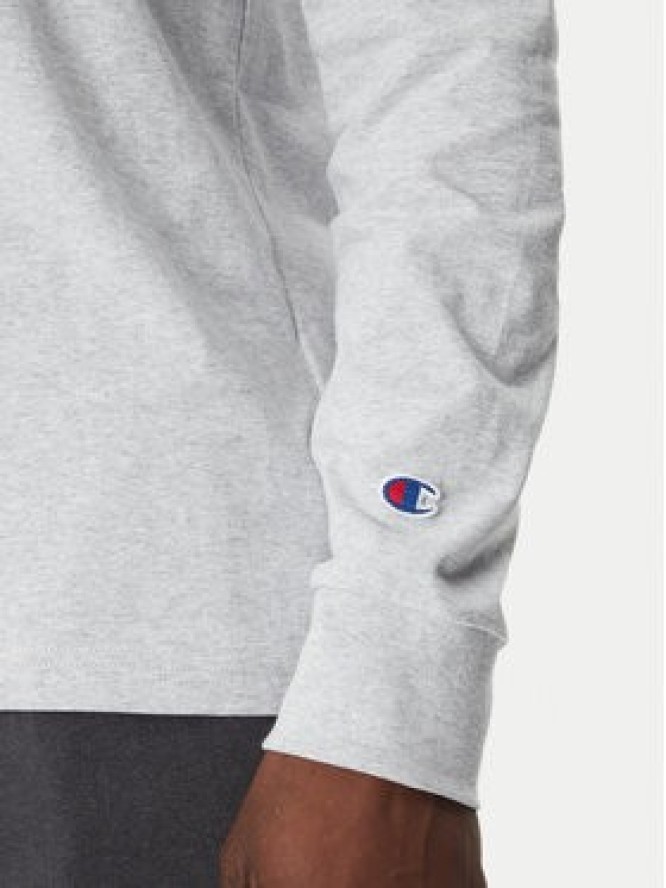 Champion Longsleeve 221164 Szary Loose Fit