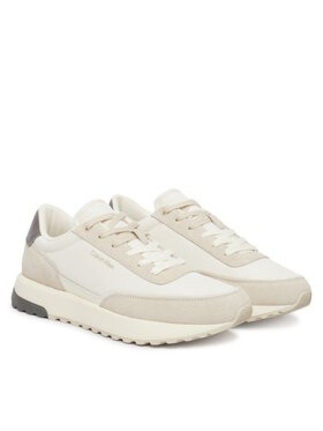 Calvin Klein Sneakersy City Runner Laceup Ny Mix HM0HM02144 Beżowy