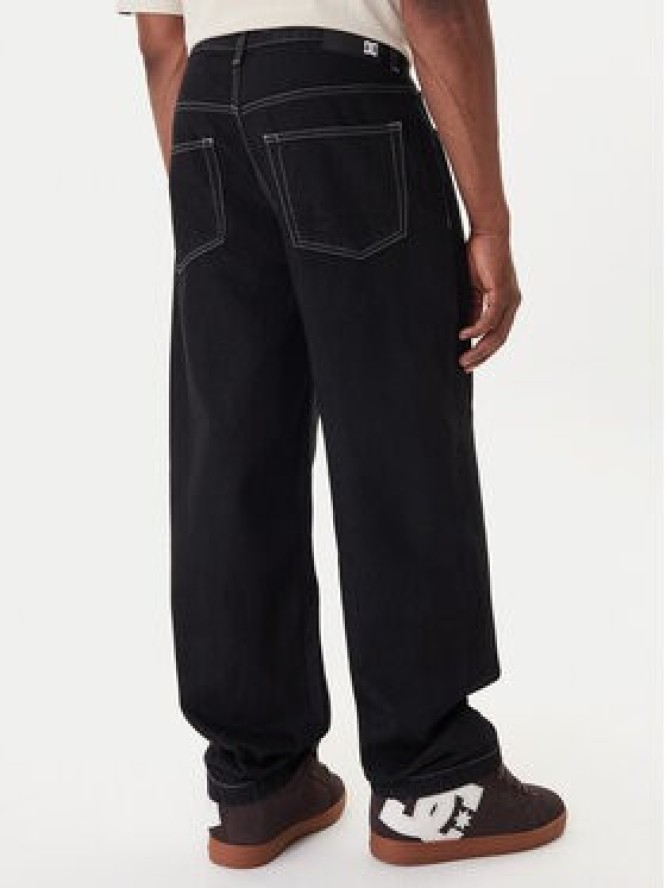 DC Shoes Jeansy Worker Baggy Denim Rbt ADYDP03079 Czarny Baggy Fit