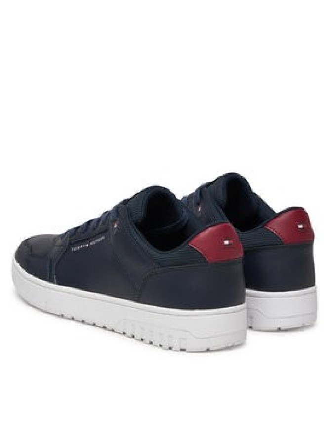Tommy Hilfiger Sneakersy Basket Core Lite Lth Mix FM0FM05518 Granatowy