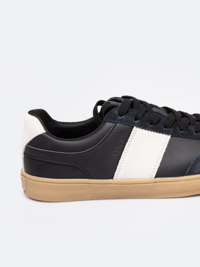 Sneakersy męskie czarne RR174033 906