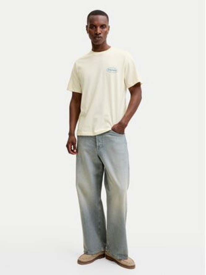 Jack & Jones T-Shirt Riviera 12295202 Żółty Regular Fit