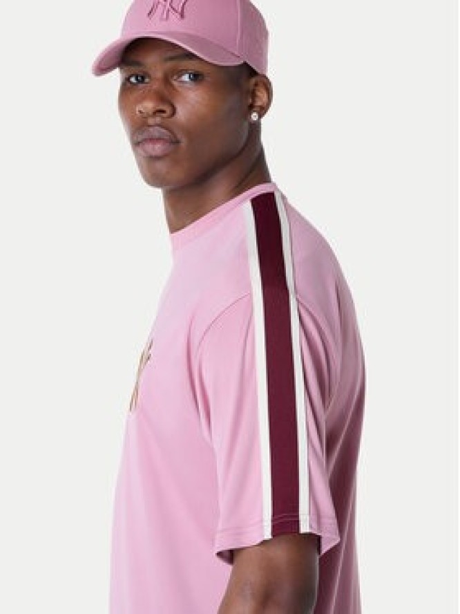 New Era T-Shirt New York Yankees MLB Floral 60596338 Różowy Regular Fit