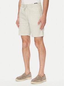 BOSS Szorty materiałowe 50536863 Beżowy Tapered Fit