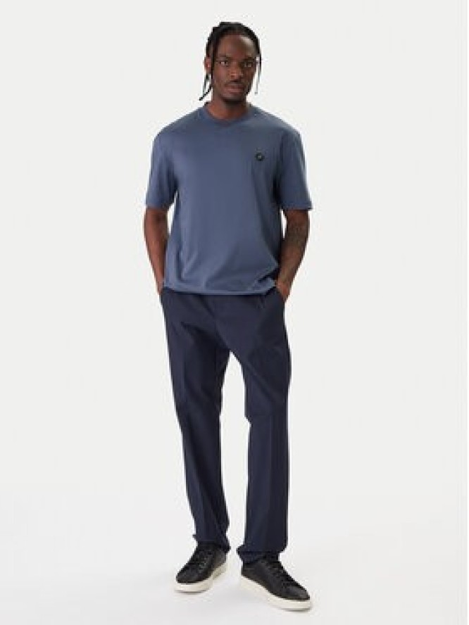 BOSS T-Shirt C-Taut 01 50555844 Niebieski Regular Fit