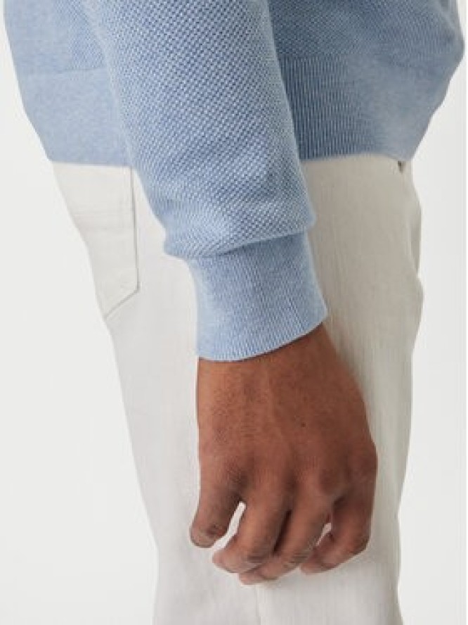 Tommy Hilfiger Sweter Essential MW0MW36347 Błękitny Regular Fit