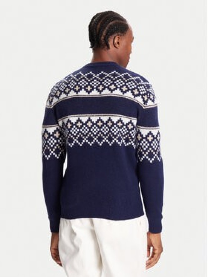 Guess Sweter M5BR61 Z4142 Granatowy Regular Fit