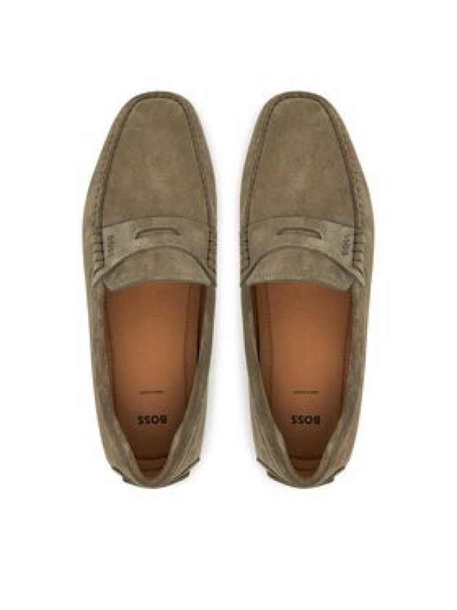 BOSS Mokasyny Noel_Mocc_sdpeb 50541750 Khaki