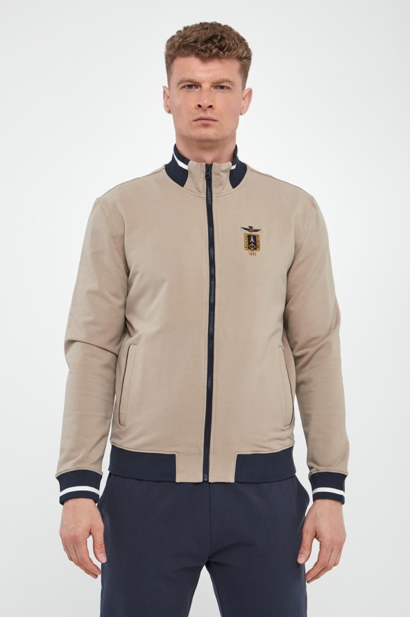 Bluza męska ze stójką AERONAUTICA MILITARE