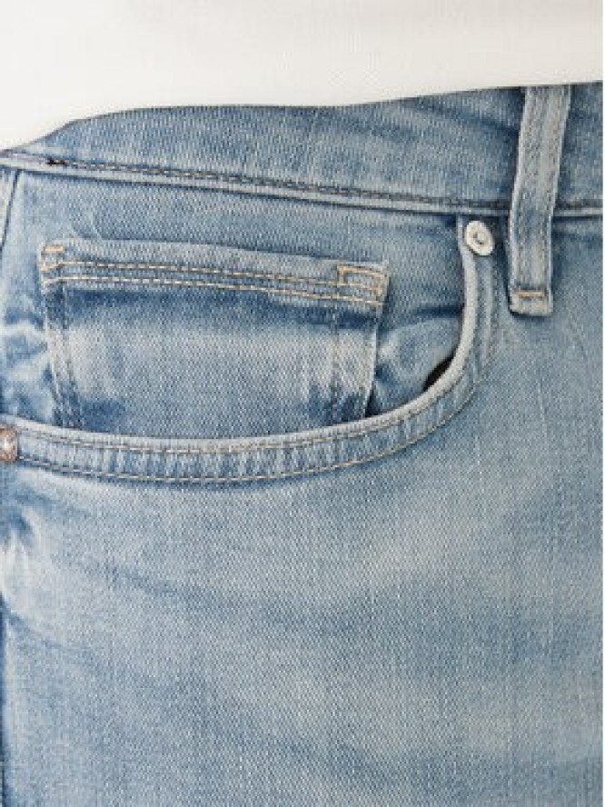 Guess Jeansy M6RAS2 D6761 Niebieski Slim Tapered Fit